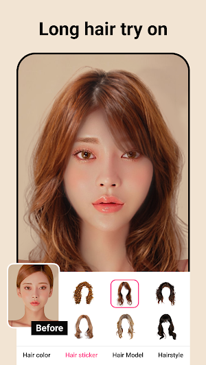Hair Color Changer Screenshot 2