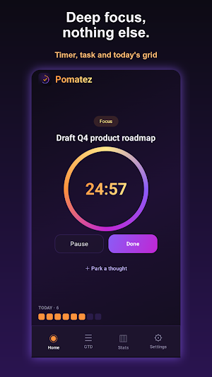 Pomatez: Pomodoro & Tasks Screenshot 0