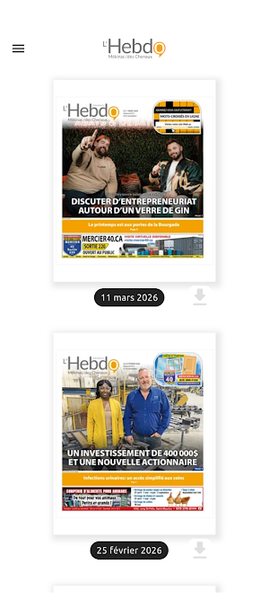 L'Hebdo Mékinac/des Chenaux Screenshot 3