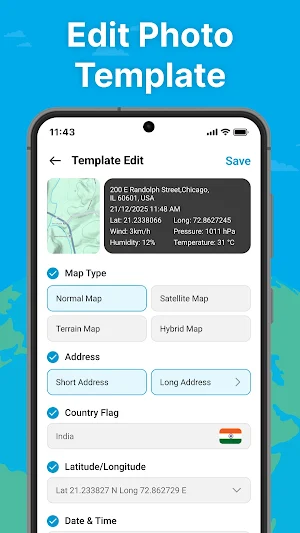 GPS Map Camera - Timestamp Screenshot 2