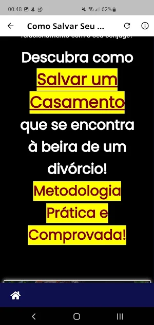 Como Salvar Seu Casamento Screenshot 1