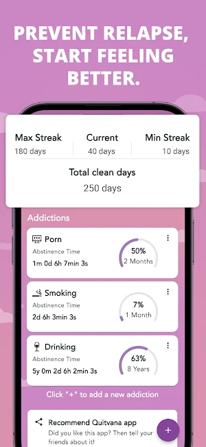 Quitvana - Quit Addiction Screenshot 1