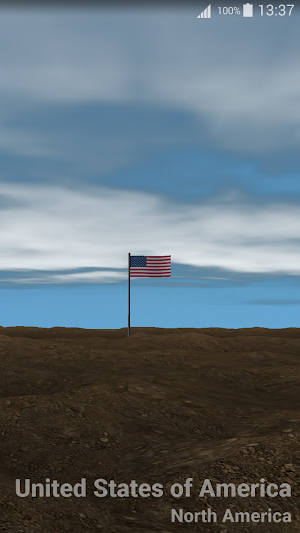 World Flags Live Wallpaper Screenshot 0