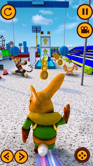 Rabbit-Cat Running Games Screenshot 3