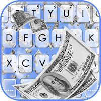 Flying Dollars Keyboard Background