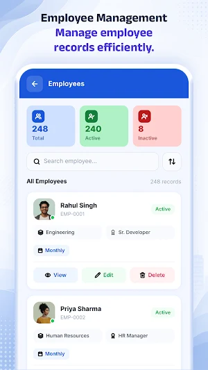 Employee Payroll & Payslip Screenshot 3