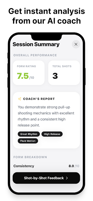 Jumpshot AI: Basketball Coach Screenshot 2