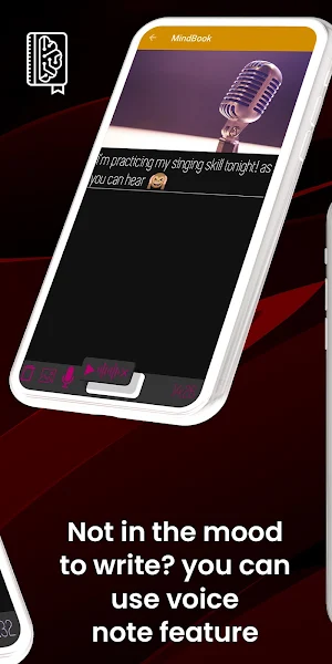MindBook - Journal, Diary, Notes and thoughts Screenshot 1