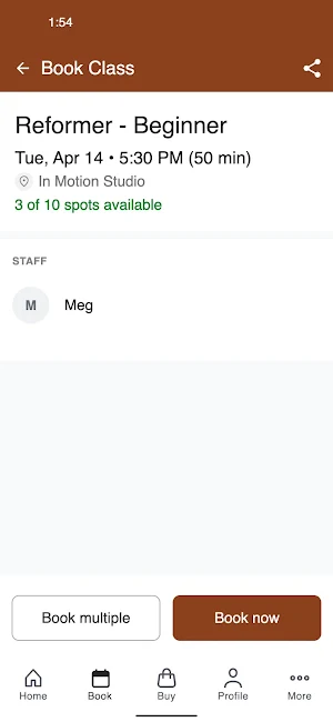 In Motion Studio Screenshot 2