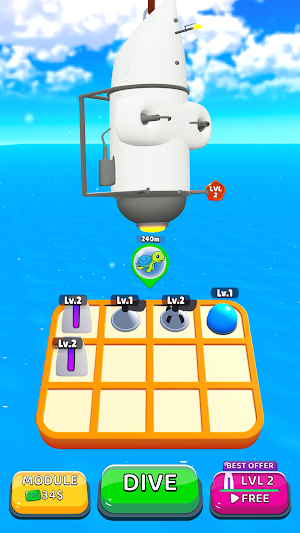 Deep Dive! - Submarine Game Screenshot 1