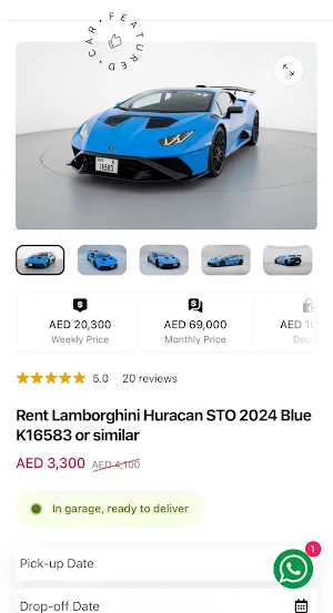 Cardiwan - Dubai Car Rental Screenshot 3
