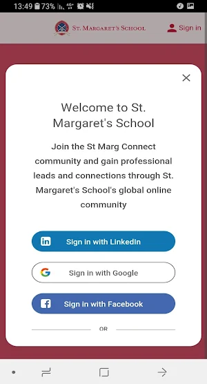 St Marg Connect Screenshot 1