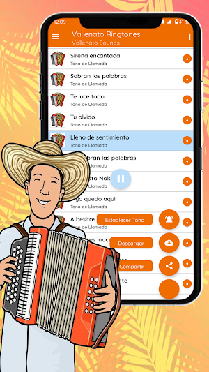Vallenato Ringtones Screenshot 1