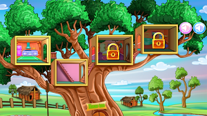 cleaning house tree game Screenshot 0