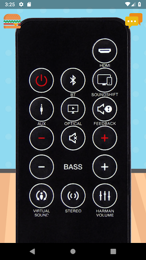 Remote Control For JBL Sound Bar Screenshot 0