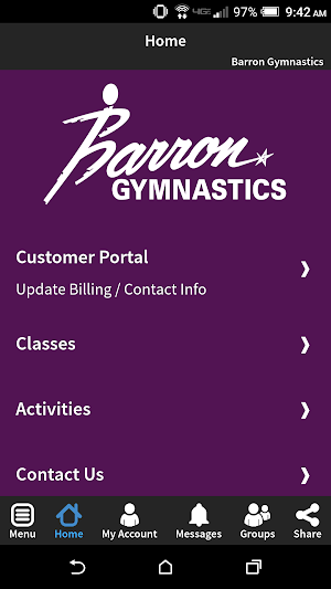 Barron Gymnastics Screenshot 1