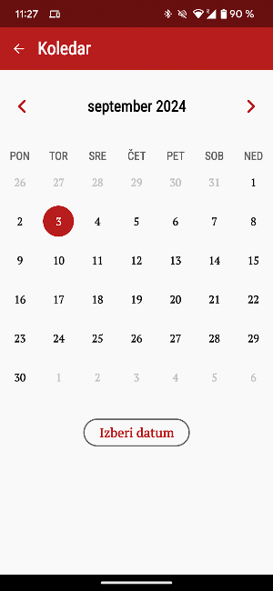 Lekcionar Screenshot 1