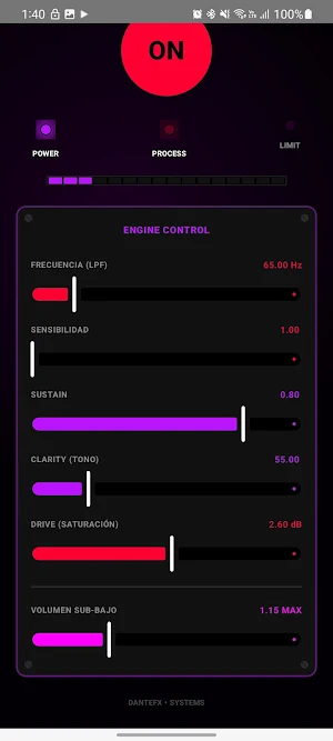 DanteFX EPICENTER Screenshot 2