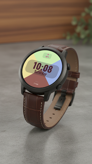 Color Segments Watch Face Screenshot 0