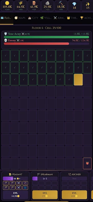Floor Progress - Idle Game Screenshot 3