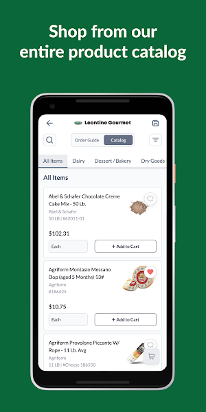 Leontine Gourmet Foods Screenshot 2