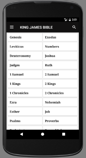 THE HOLY BIBLE (KING JAMES) Screenshot 0