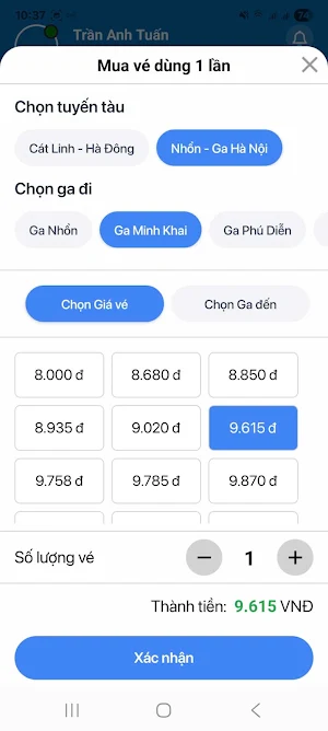 Hà Nội Metro Screenshot 1