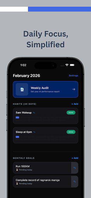 Habit: Routine & Goal Planner Screenshot 0