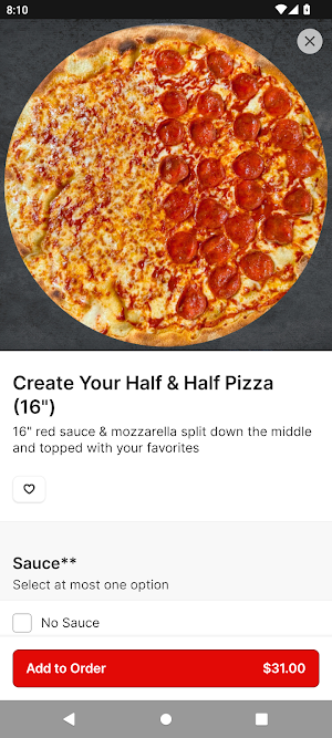 PJ's Pizza Screenshot 3