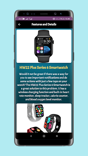 Hw22 smartwatch guide Screenshot 1
