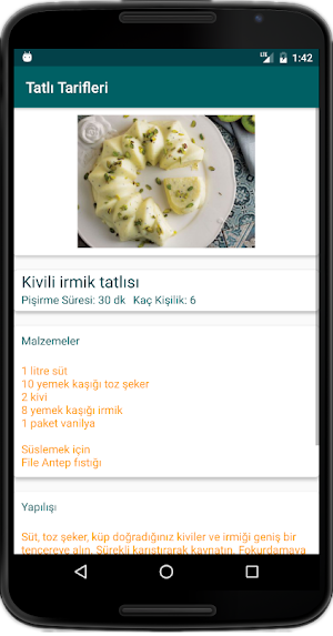 İnternetsiz Tatlı Tarifleri Screenshot 3