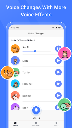 Voice Effects: Sound Changer Screenshot 1