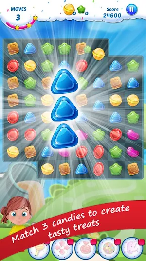 Gummy Candy - Match 3 Game Screenshot 0
