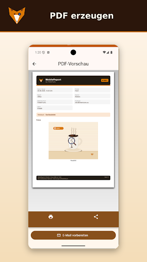MobileReport Screenshot 2