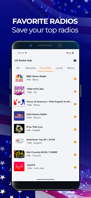 USA Audio Broadcast Screenshot 2