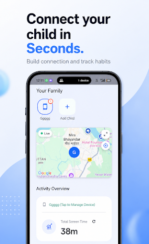 Sentinel: Parental care app Screenshot 1