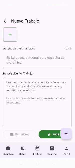 Agrochamba – Empleos Agrícolas Screenshot 3