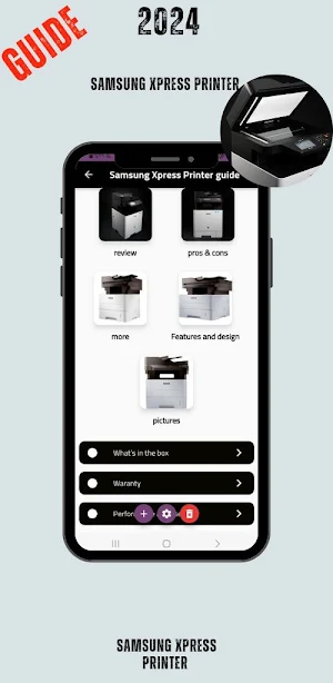 Samsung Xpress Printer guide Screenshot 1