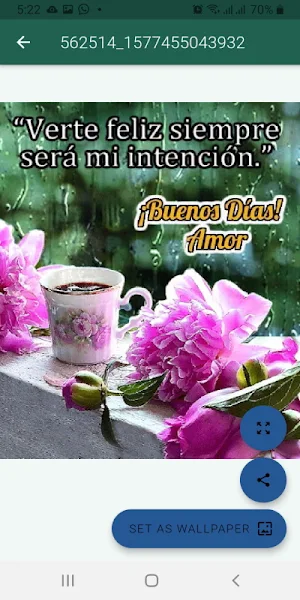 Buenos días y buenas noches mi amor Screenshot 2