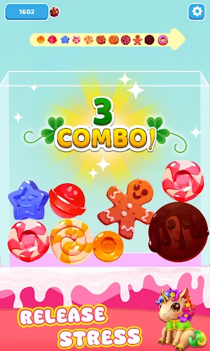 Candy Merge Puzzle Game Screenshot 1