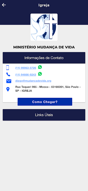 Ministério Mudança de Vida Screenshot 3