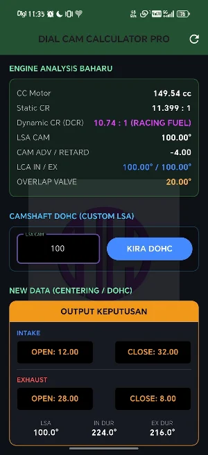 4T DIAL CAM CAL PRO Screenshot 0