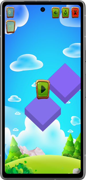 Perfect Block Fit Drop Game Screenshot 1