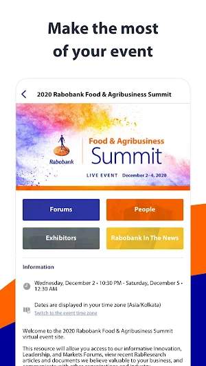 2020 Rabobank F&A Summit Screenshot 0