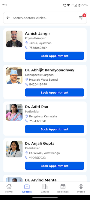 DoctorEzy: Book Appointment Screenshot 1