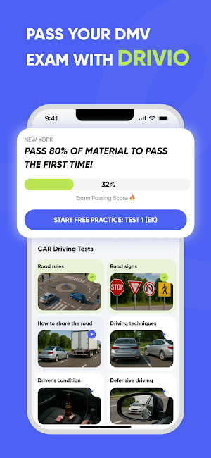 Drivio: Permit & Driving Prep Screenshot 0