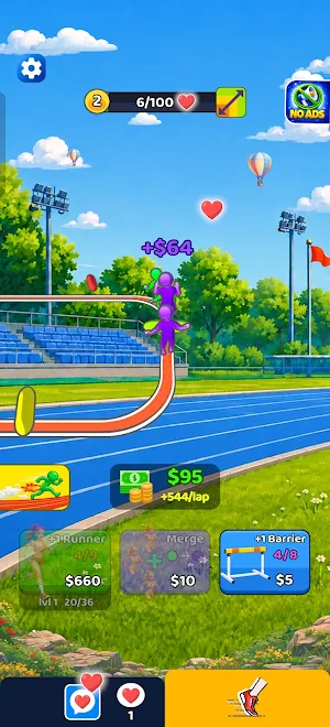Summer Runners: Idle Merge Screenshot 0