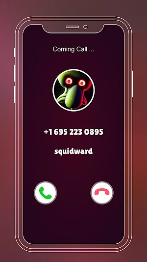 sinister squidward Fake Call Screenshot 2