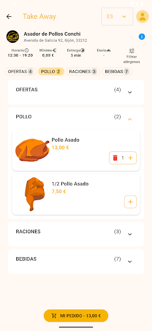 Asador de Pollos Conchi Screenshot 1
