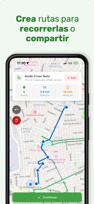 Víactiva - Ciclovías en UY Screenshot 3